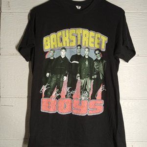 Vintage Style Backstreet Boys Band Group Tee T-shirt
